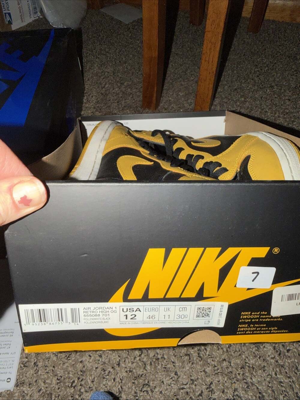 Size 12 - Jordan 1 Retro OG High Pollen